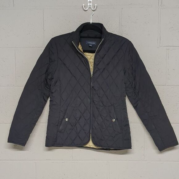 Women's Land's End Lightweight Quilted Barn Coat Chore Coat Size XSP 2/4 - Picture 1 of 4
